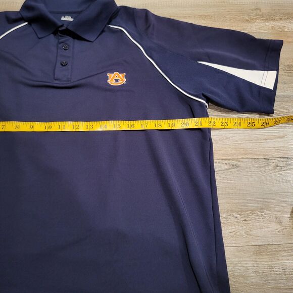 Under Armour Polo University of Auburn War Eagle Knit Mens Size Medium - Picture 4 of 8